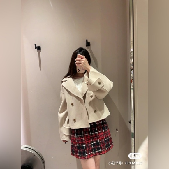 Snidel Women's Roving Checks skirt pants - Picture 7 of 8